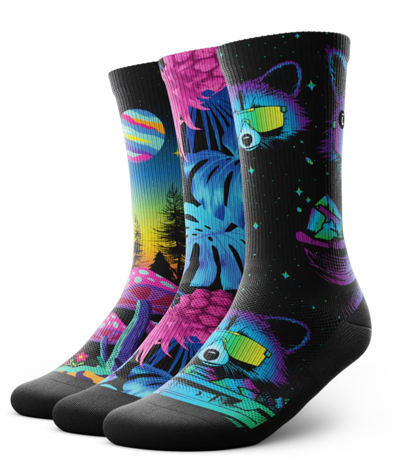 Shenanigans Athletic Crew Socks 3-Pack