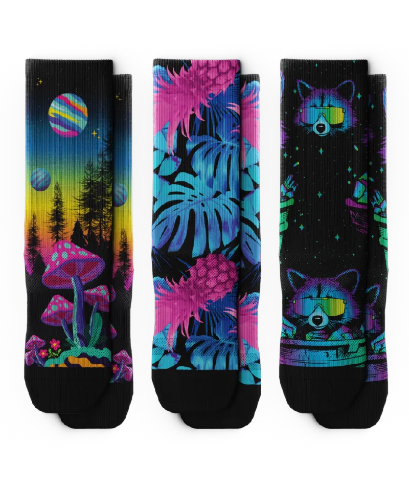 Shenanigans Athletic Crew Socks 3-Pack