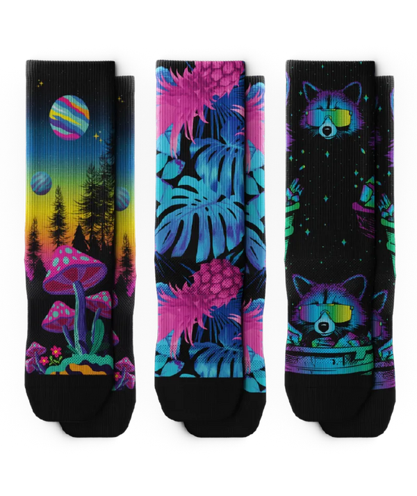 Shenanigans Athletic Crew Socks 3-Pack