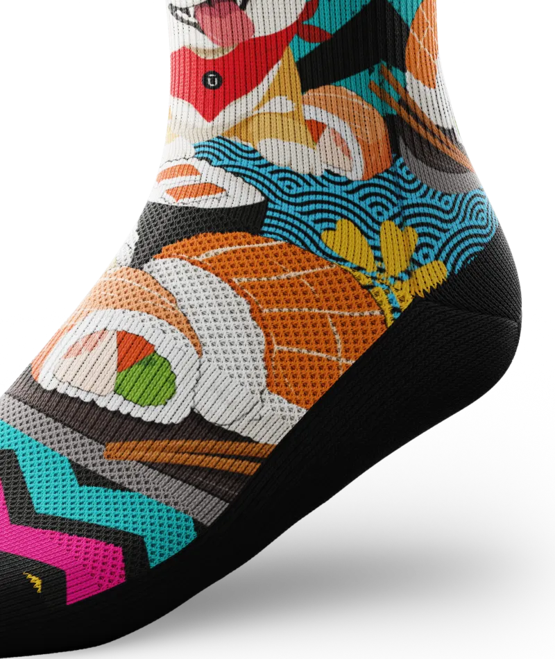 Shiba Roll Athletic Crew Socks