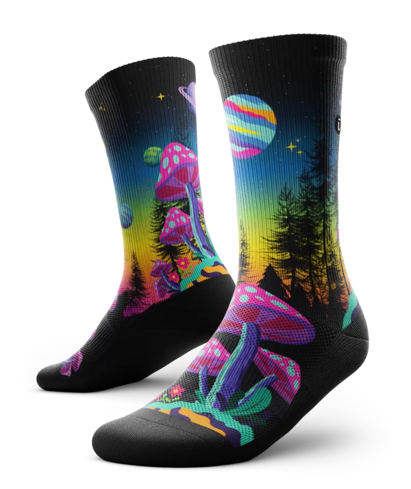 Shiitake Shenanigans Athletic Crew Socks