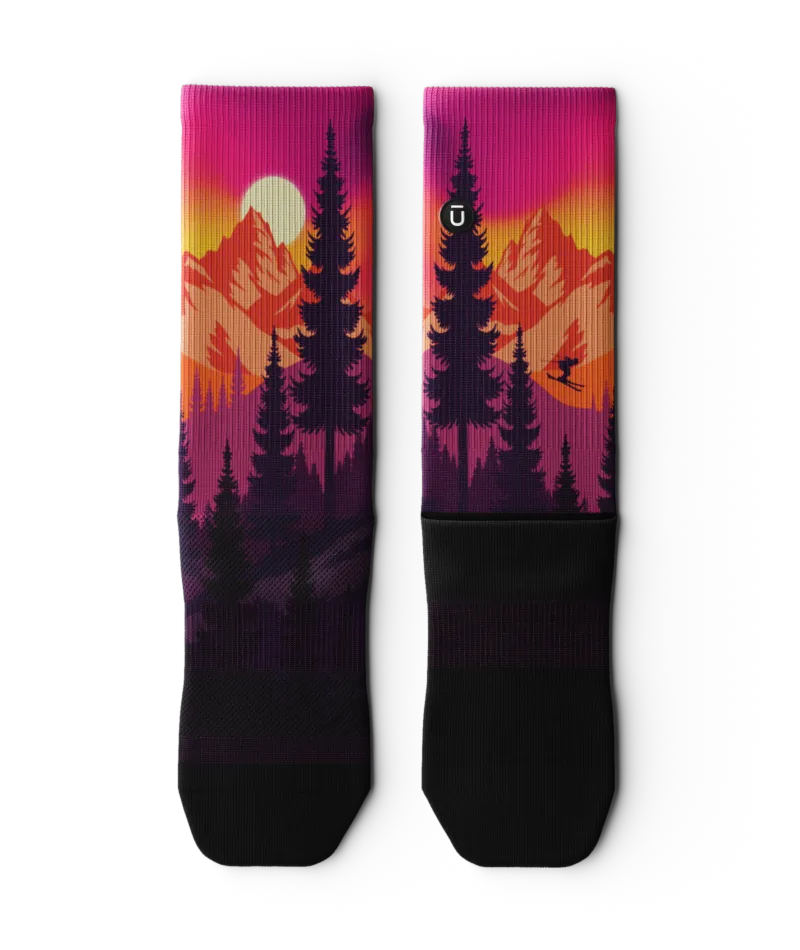 Ski's The Limit Athletic Crew Socks