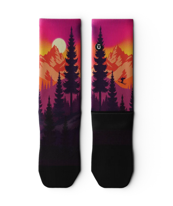 Ski's The Limit Athletic Crew Socks