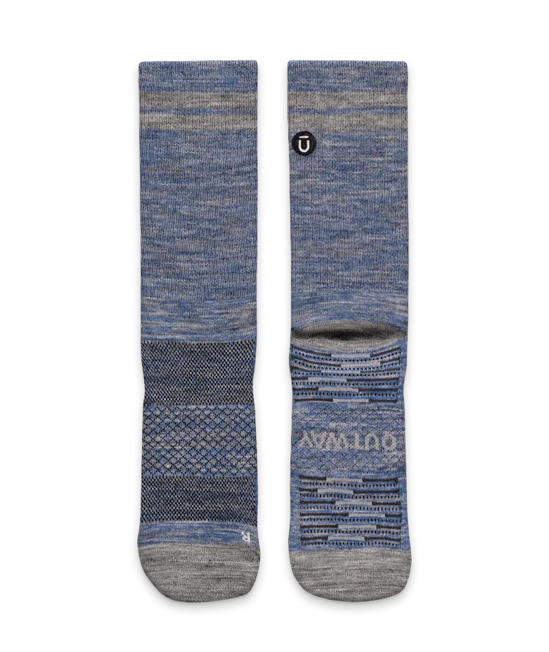 Sky Merino Wool Lite Crew Socks