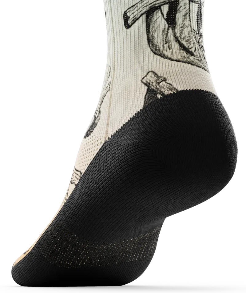 Slothed Athletic Crew Socks