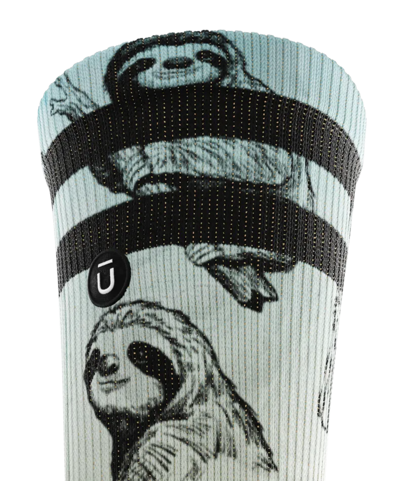 Slothed Athletic Crew Socks