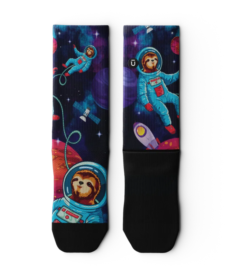 Slothonaut Athletic Crew Socks