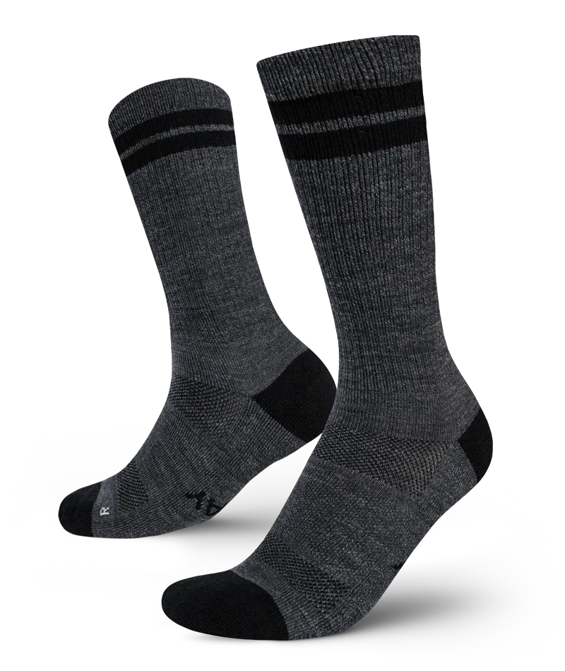 Roam Merino Wool Midweight Crew Socks 3-Pack