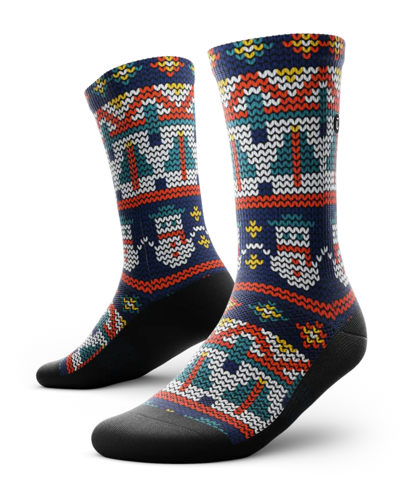Snowman Athletic Crew Socks