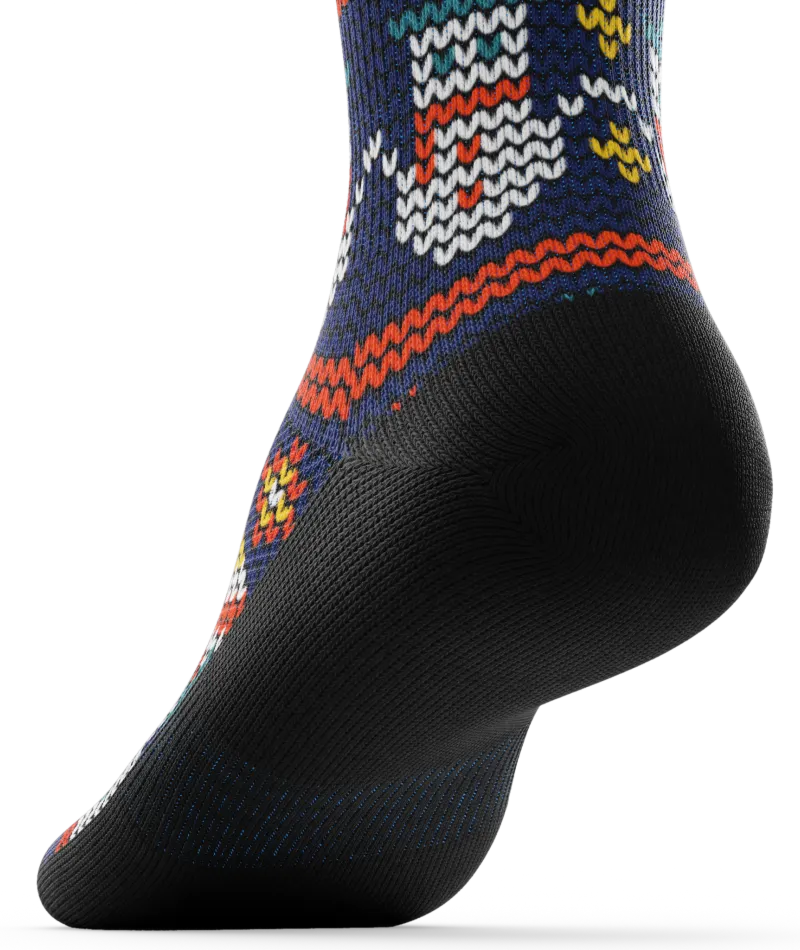 Snowman Athletic Crew Socks