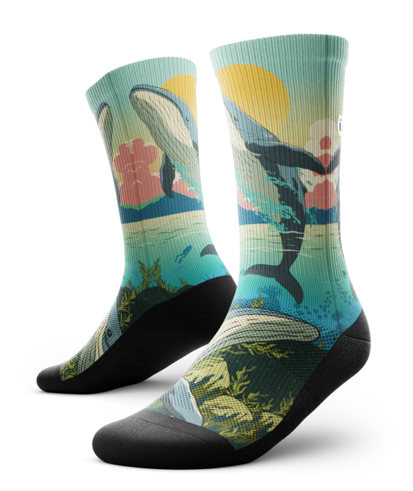 Splashtacular Athletic Crew Socks