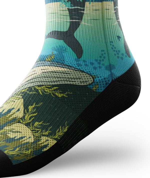Splashtacular Athletic Crew Socks
