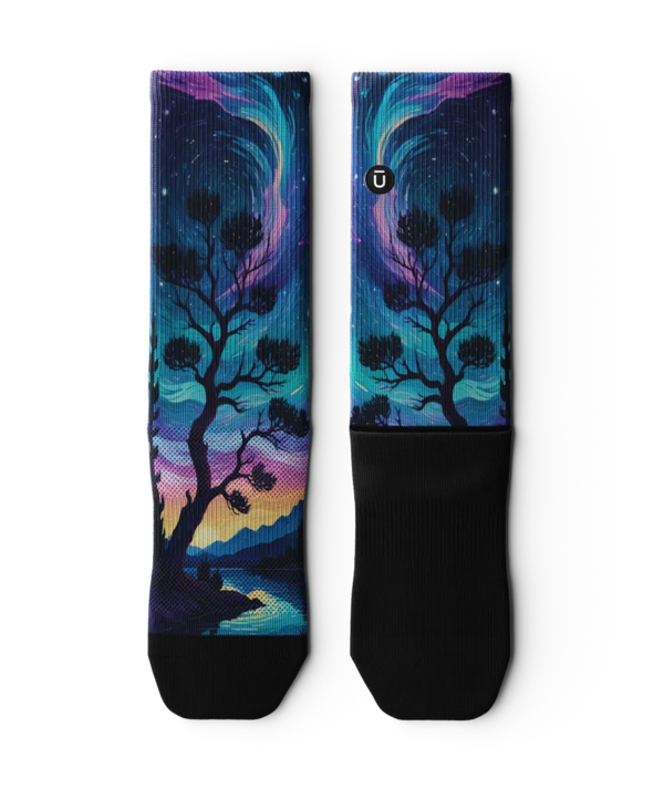 Star Gazer Athletic Crew Socks