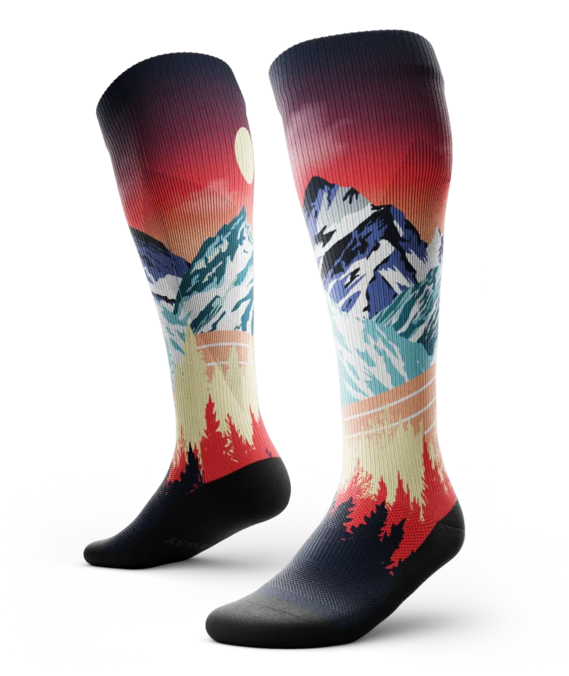 Stride Athletic Knee High Compression Socks