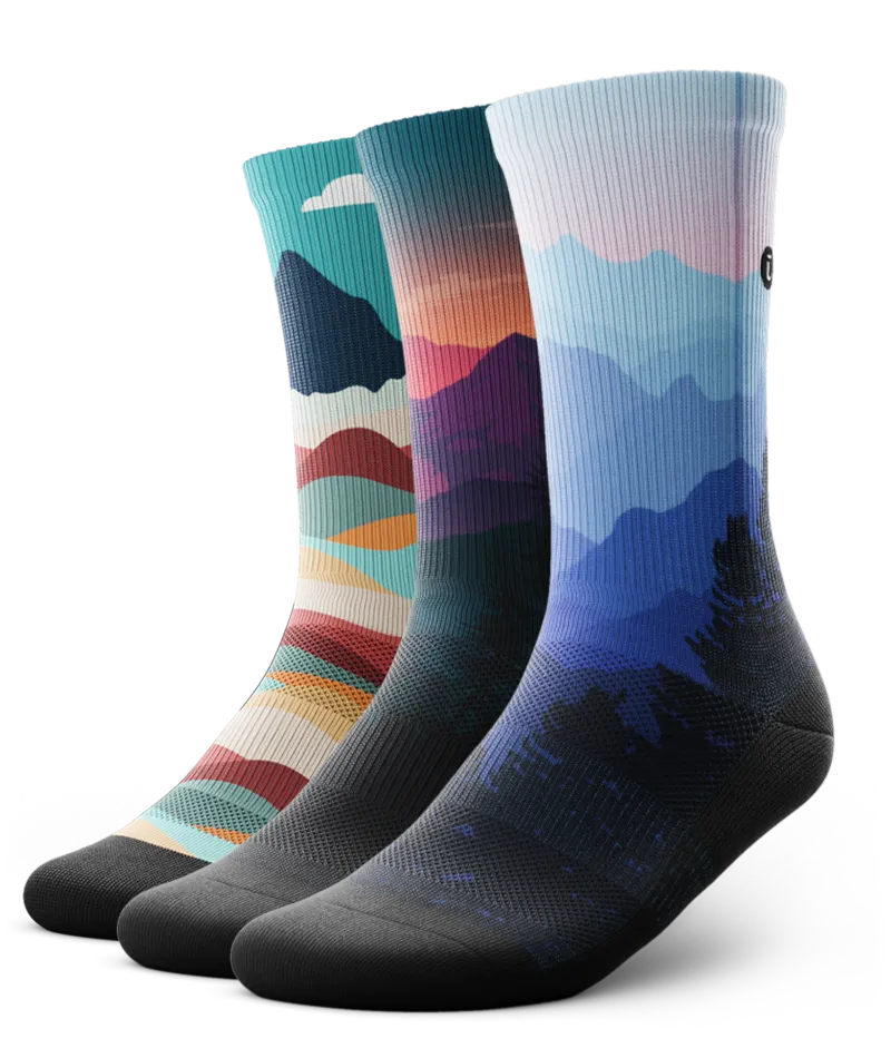 Summit Athletic Crew Socks 3-Pack