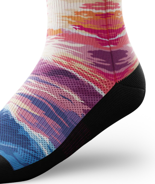 Sunkissed Waves Athletic Crew Socks