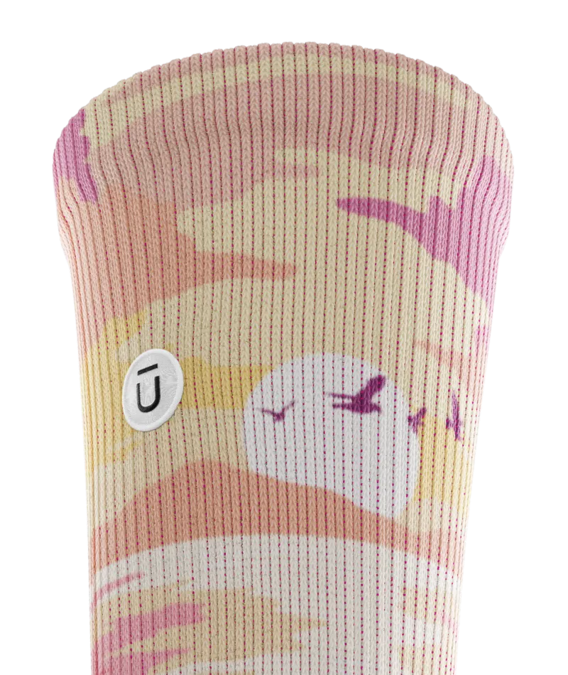 Sunkissed Waves Athletic Crew Socks