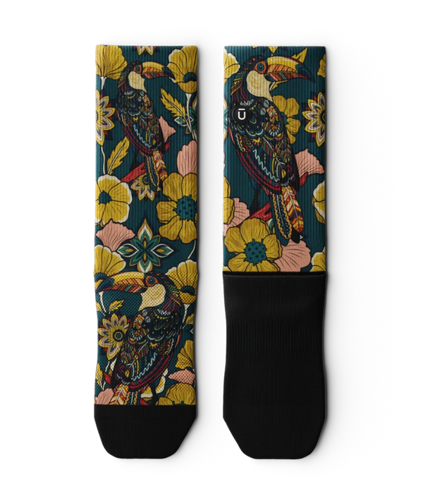 Toucan Tango Athletic Crew Socks