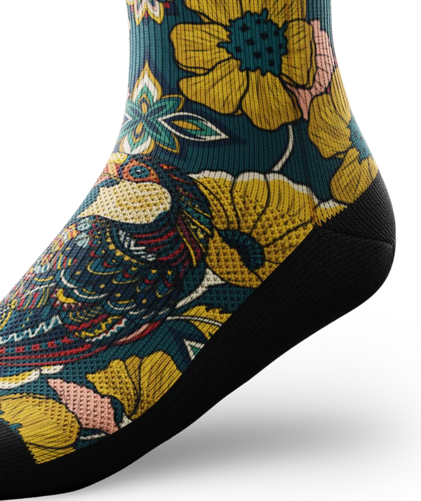 Toucan Tango Athletic Crew Socks
