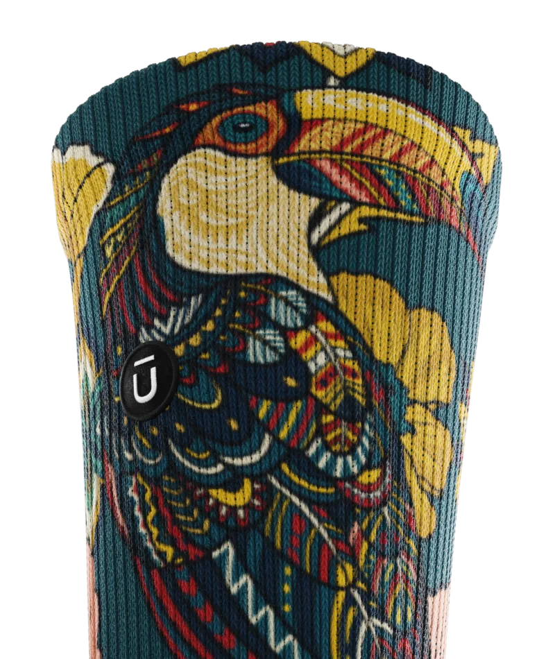 Toucan Tango Athletic Crew Socks