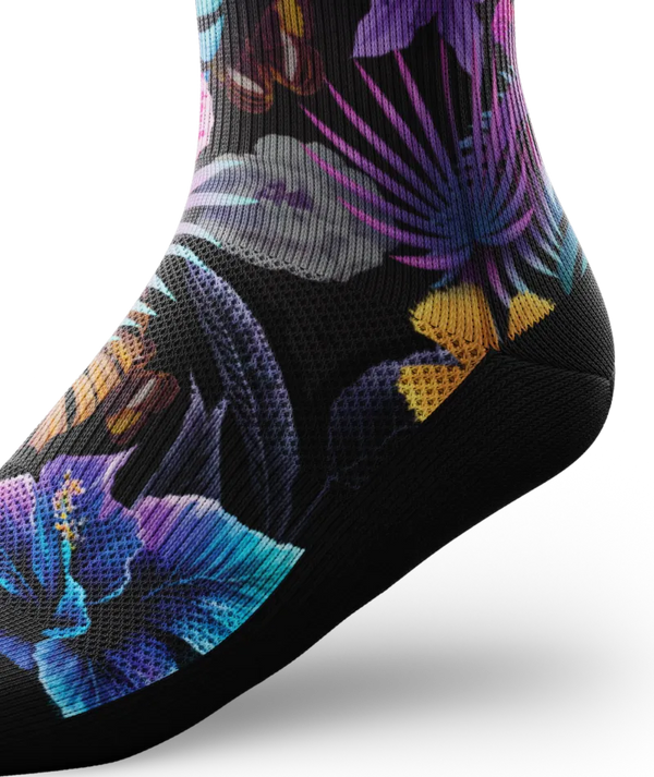 Tropic Flare Athletic Crew Socks