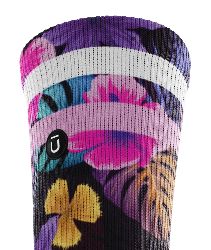 Tropic Flare Athletic Crew Socks