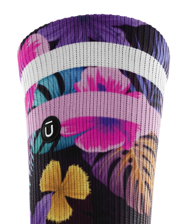 Tropic Flare Athletic Crew Socks