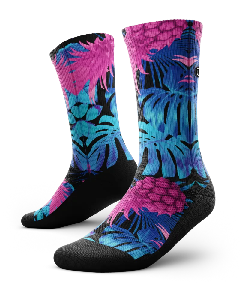 Tropic Like It's Hot Athletic Crew Socks