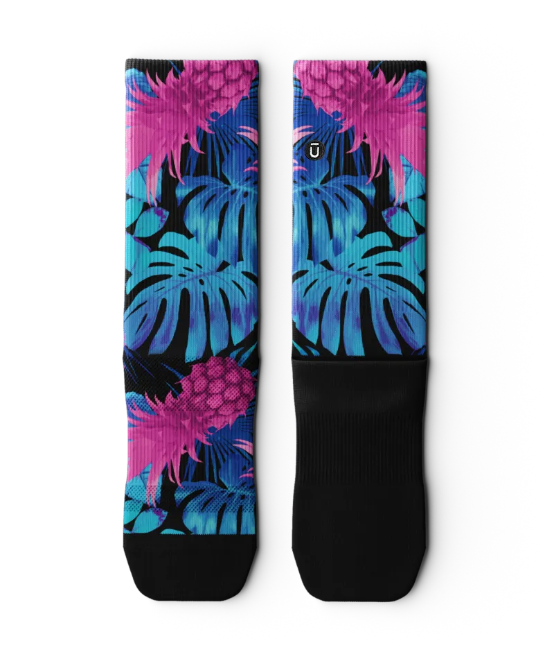 Tropic Like It's Hot Athletic Crew Socks