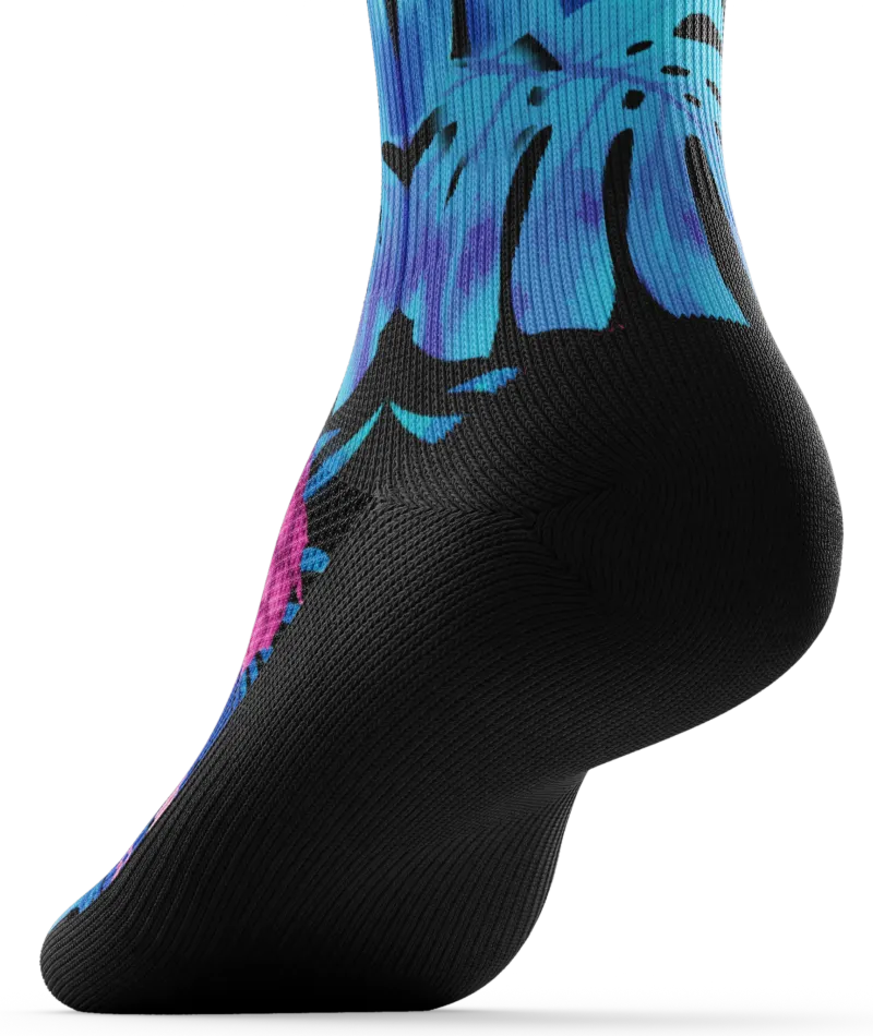 Tropic Like It's Hot Athletic Crew Socks