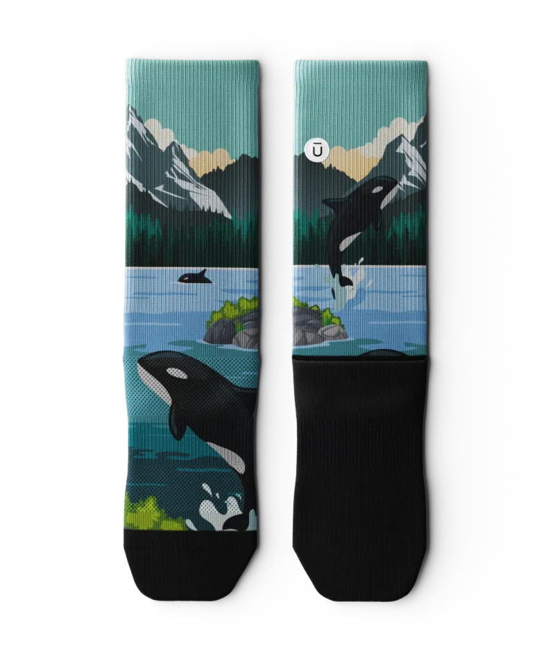 Deep Blue Athletic Crew Socks 3-Pack