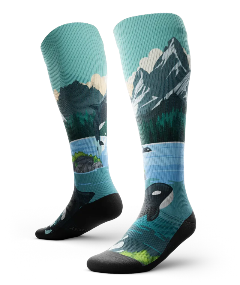 Vancouver Athletic Knee High Compression Socks