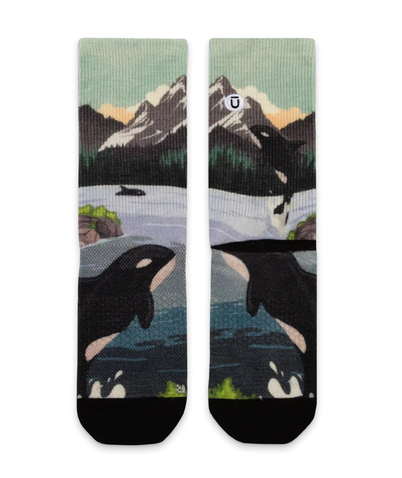 Vancouver Merino Wool Lite Crew Socks