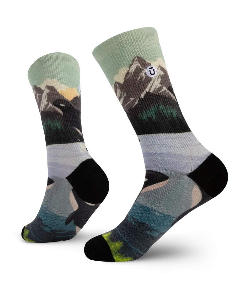 Vancouver Merino Wool Lite Crew Socks