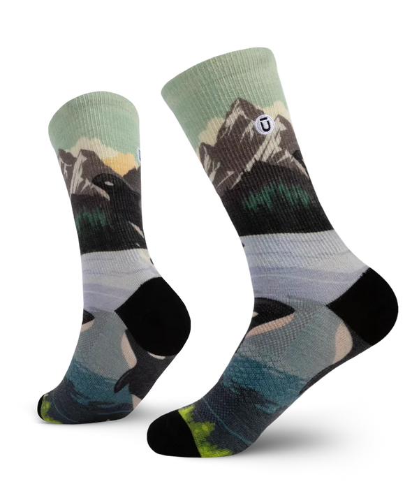 Vancouver Merino Wool Lite Crew Socks