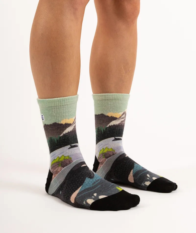 Vancouver Merino Wool Lite Crew Socks