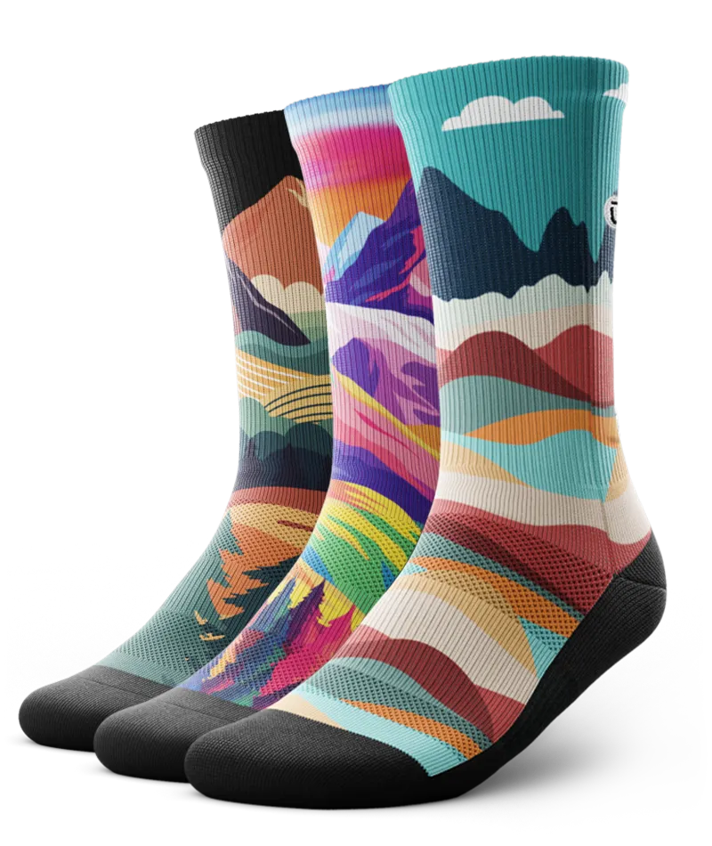 Vista Athletic Crew Socks 3-Pack