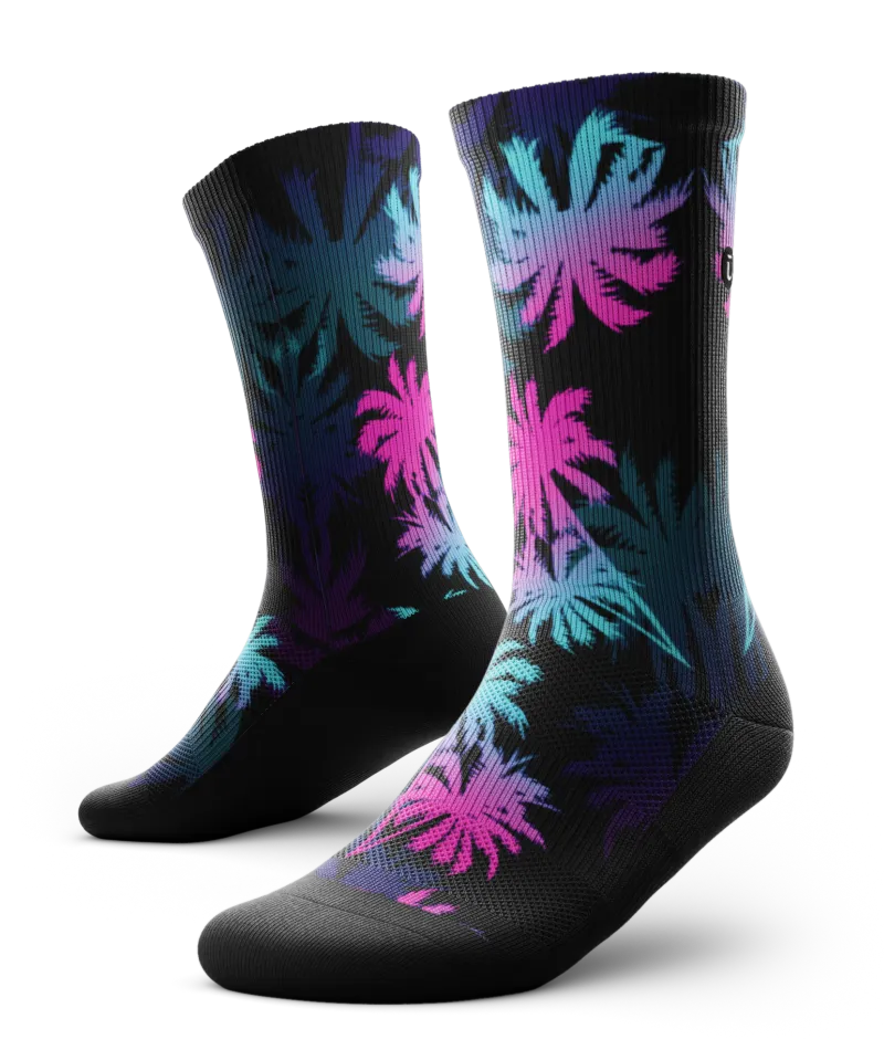 Vivid Athletic Crew Socks