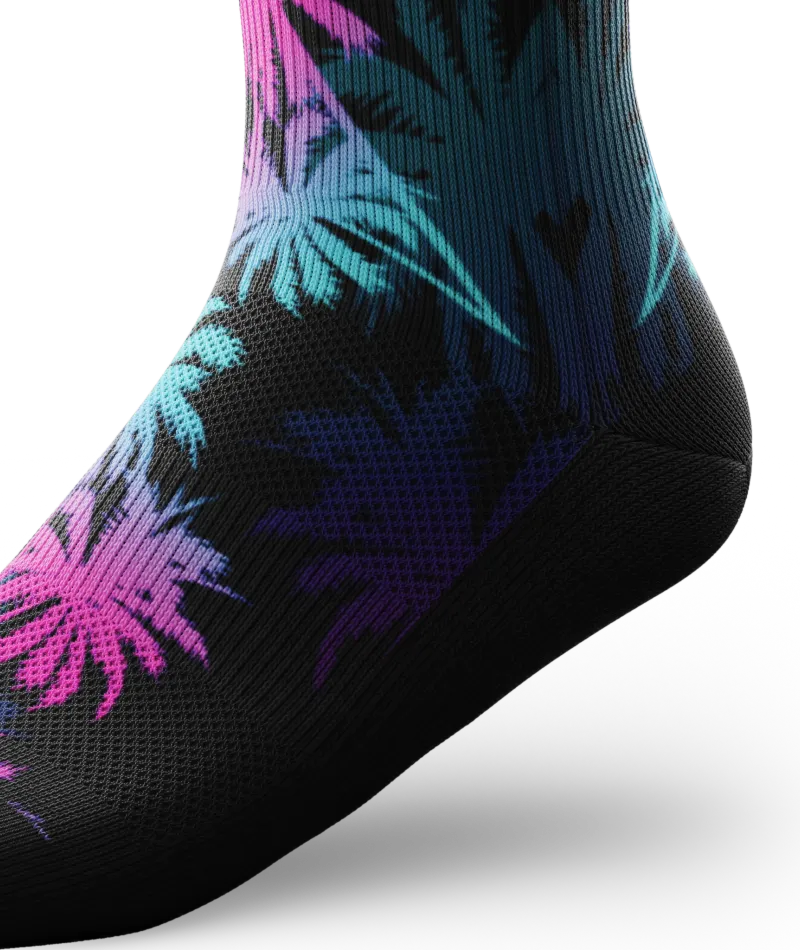 Vivid Athletic Crew Socks