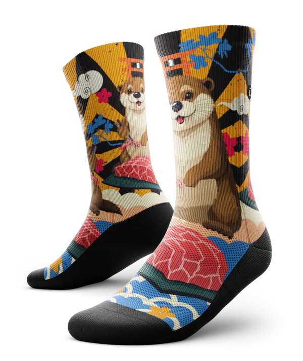Wagyu Waddle Athletic Crew Socks