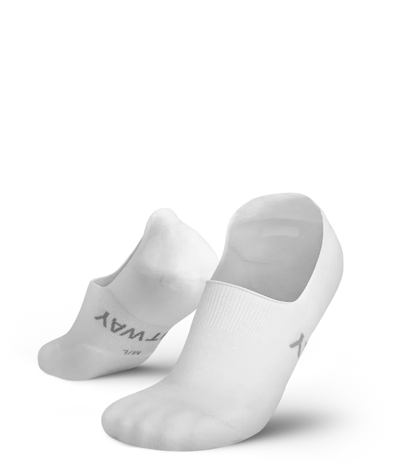 Flagship White No Show Socks