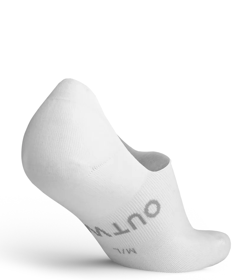 Flagship White No Show Socks