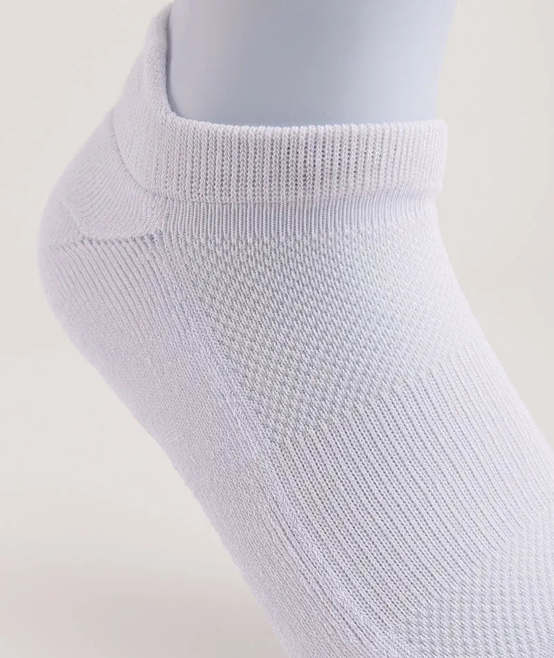 Flagship White Supima Cotton Ankle Socks 6-Pack