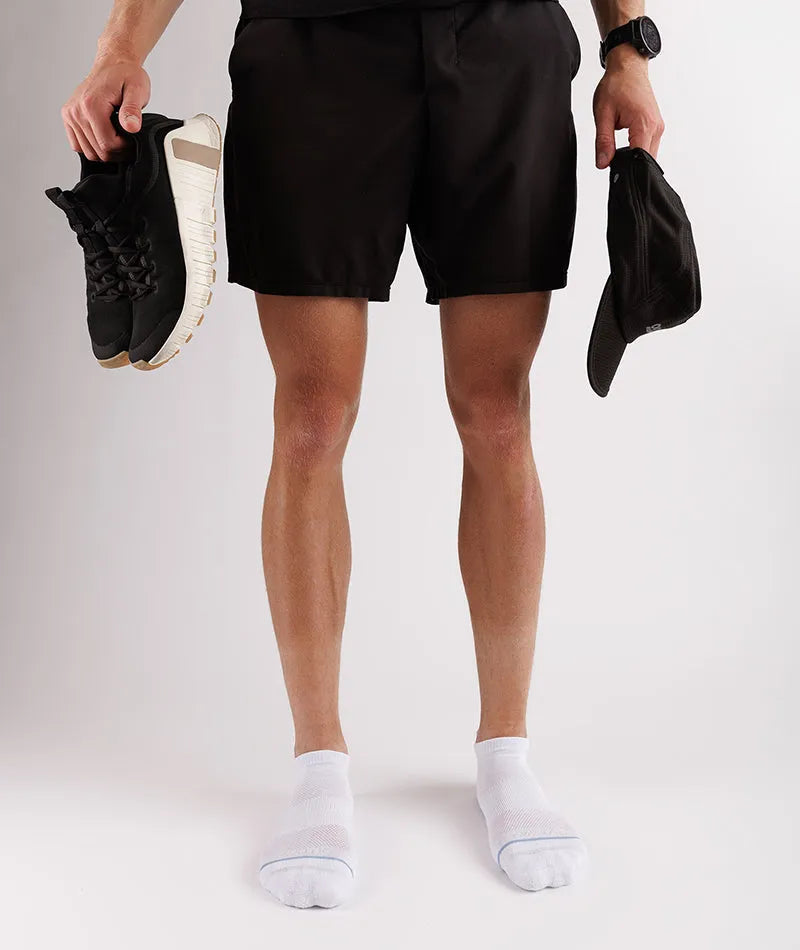 Flagship White Supima Cotton Ankle Socks 3-Pack
