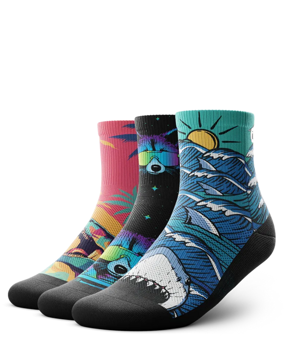 Wild Athletic Quarter Socks 3-Pack