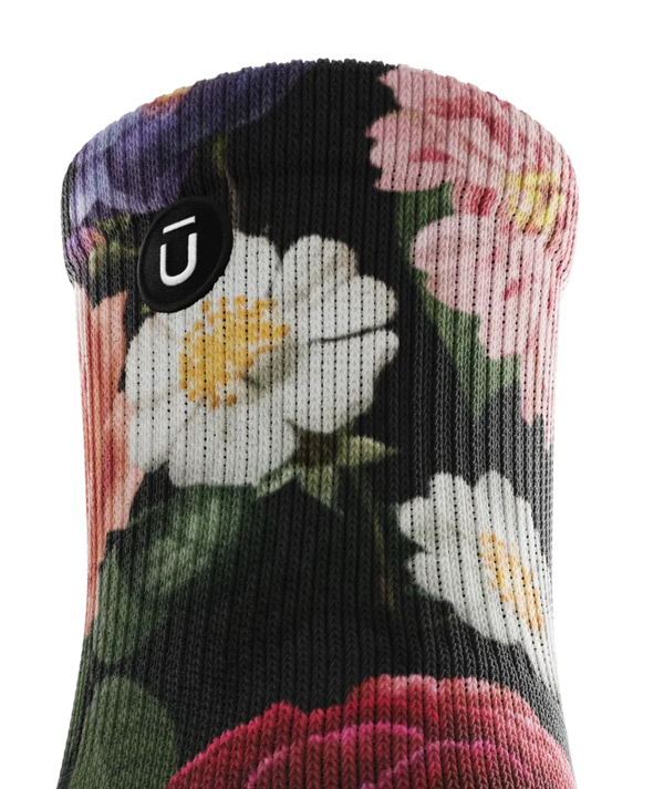 Wild Flora Athletic Quarter Socks