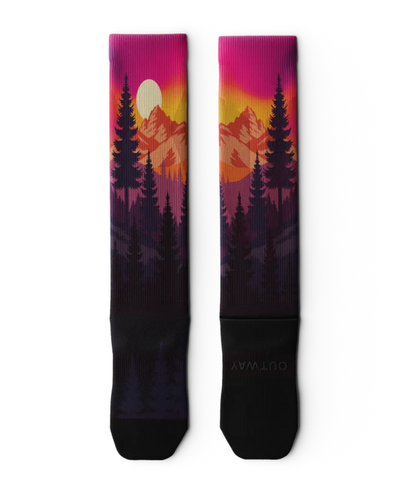Wild Solstice Knee High Compression Socks