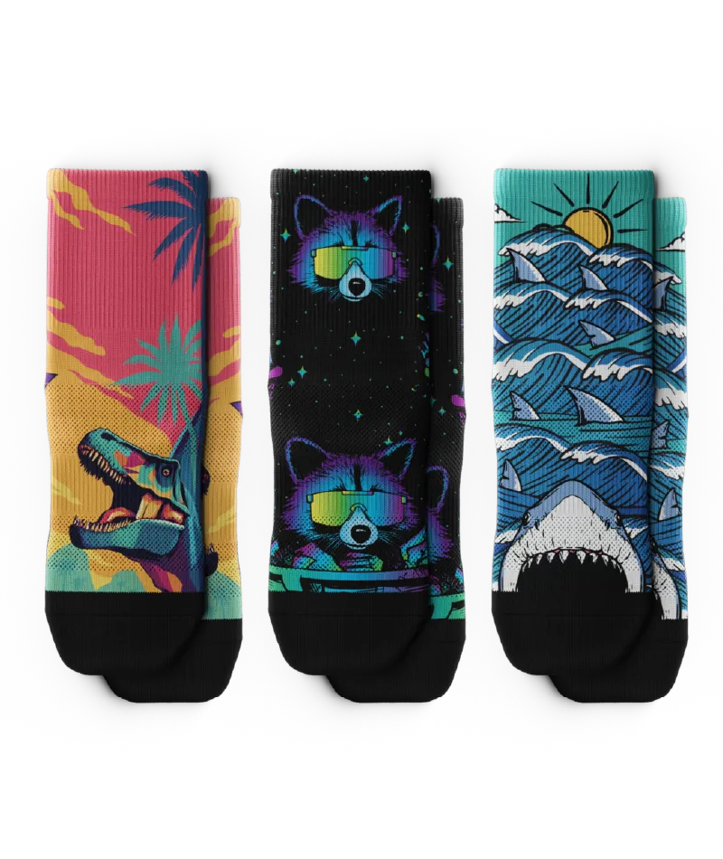 Wild Athletic Quarter Socks 3-Pack