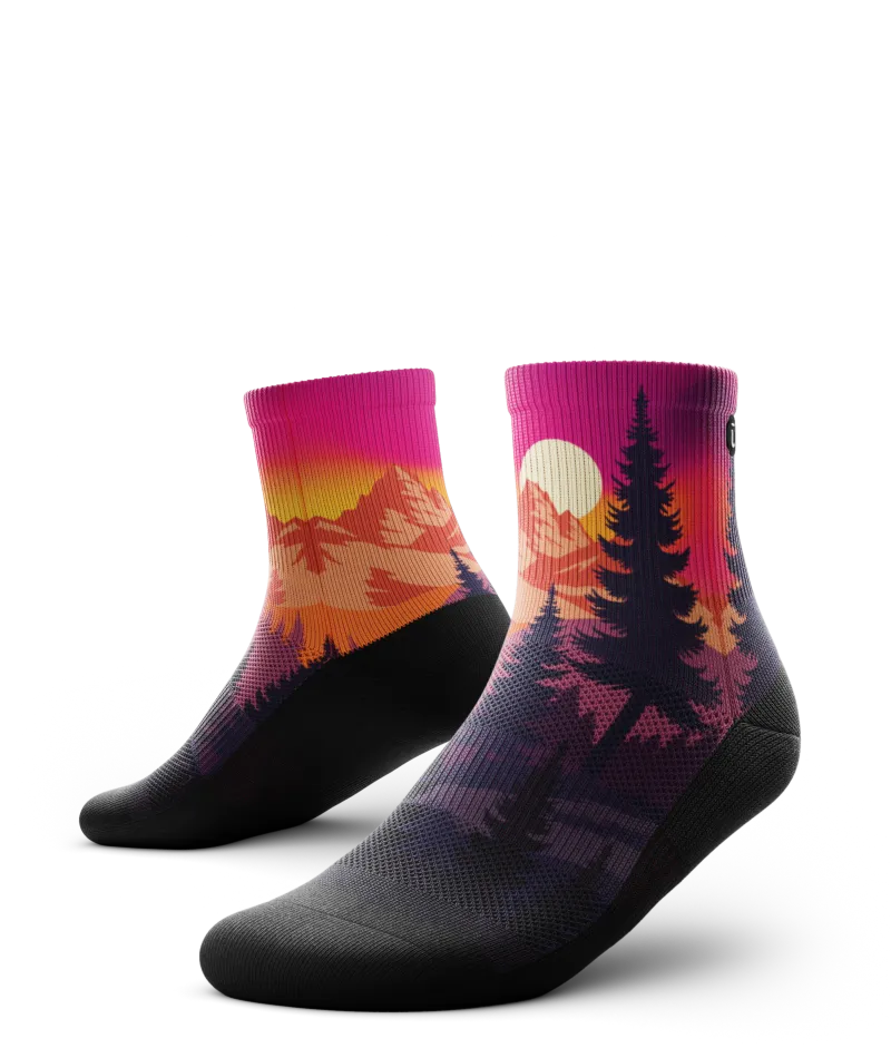 Wild Solstice Athletic Quarter Socks
