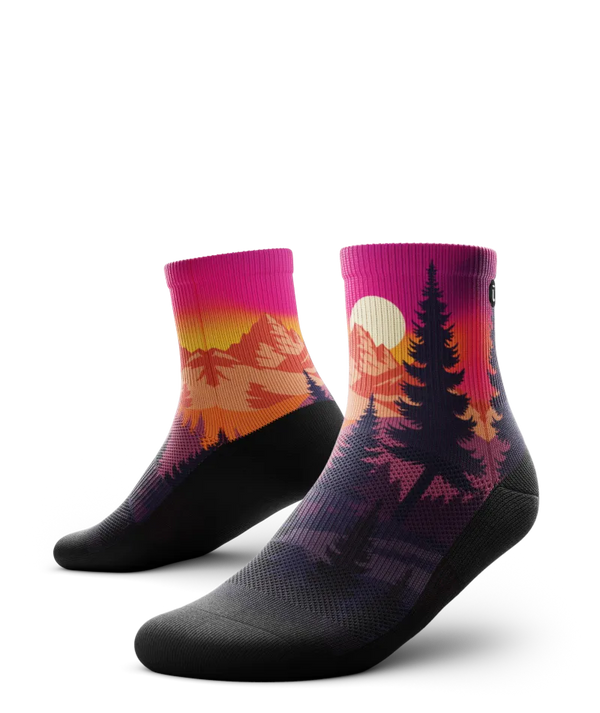 Wild Solstice Athletic Quarter Socks